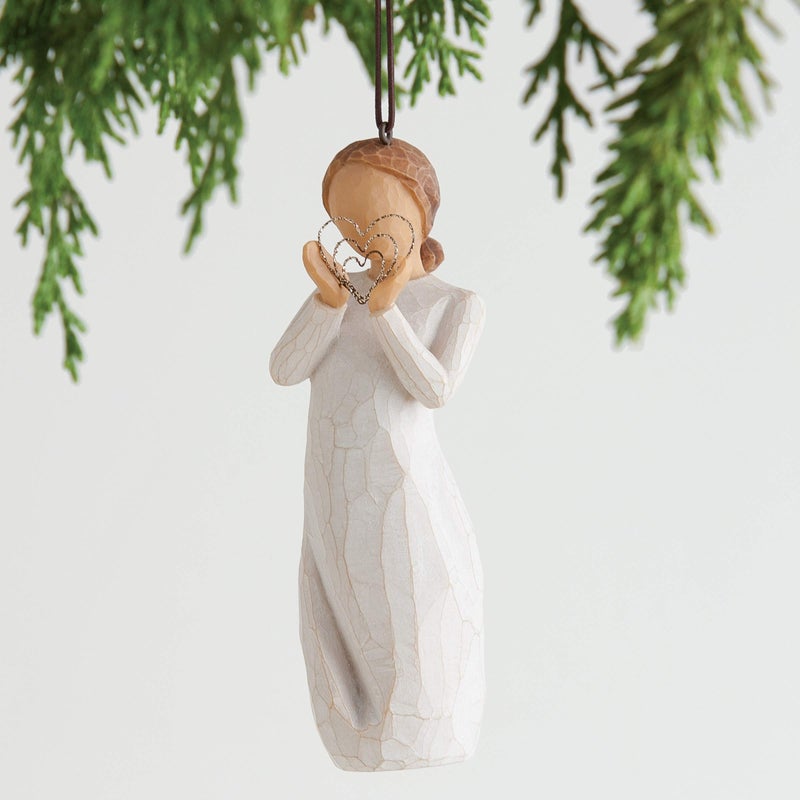 Willow Tree Lots of Love Ornament, Sculpted Hand-Painted Figure - Image 2